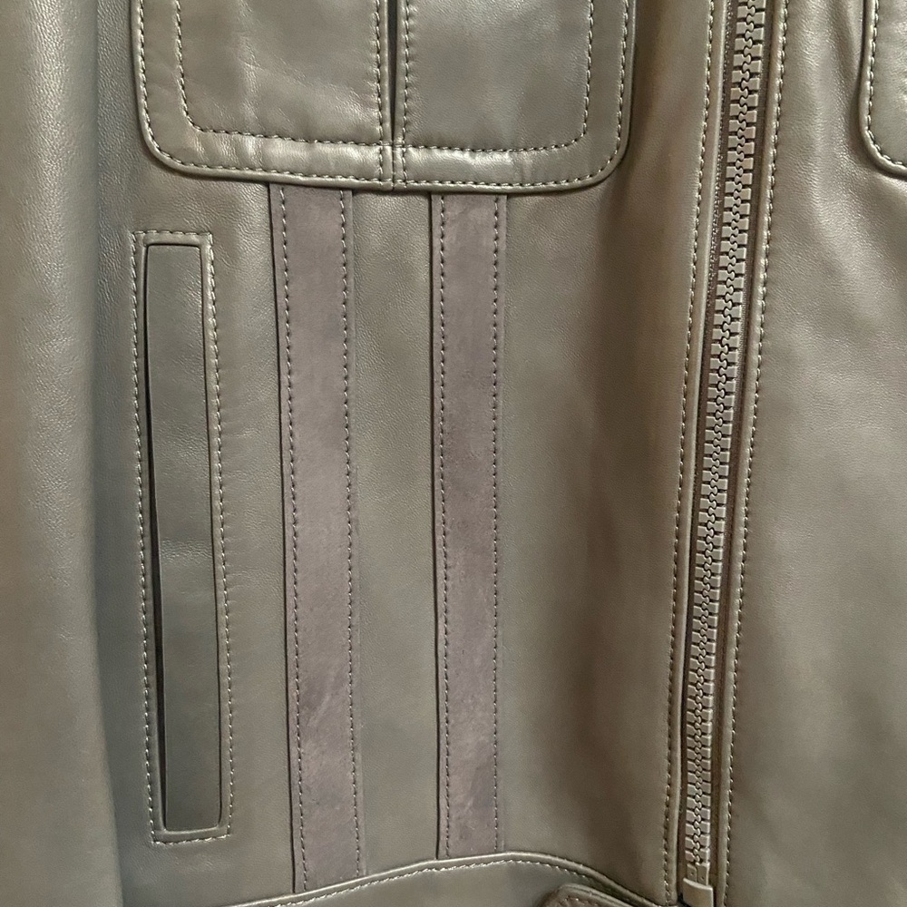 Men’s Coach Leather Blouson Jacket, Size 50 - Picture 7 of 16